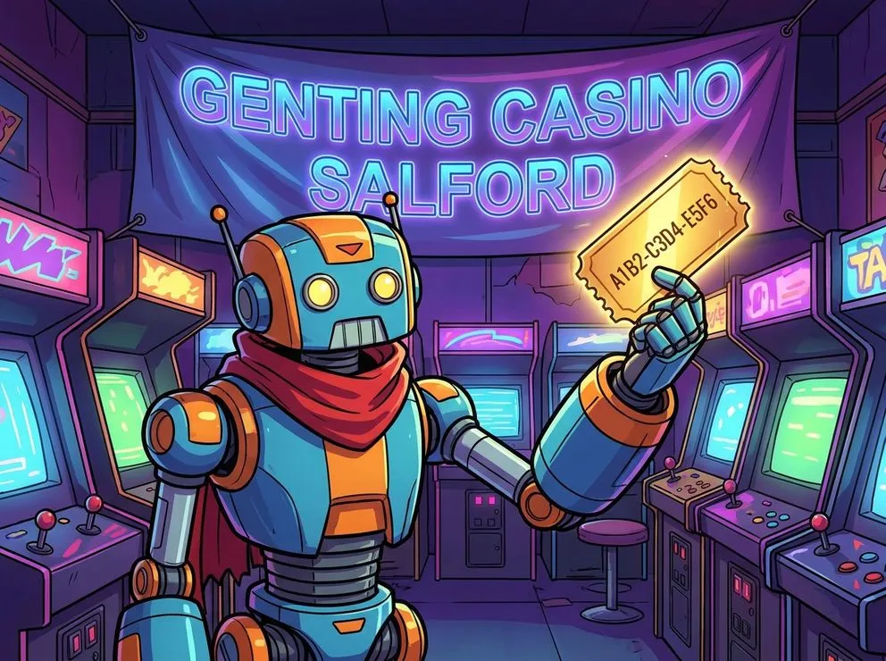 entering a promo code for rewards — Genting Casino Salford